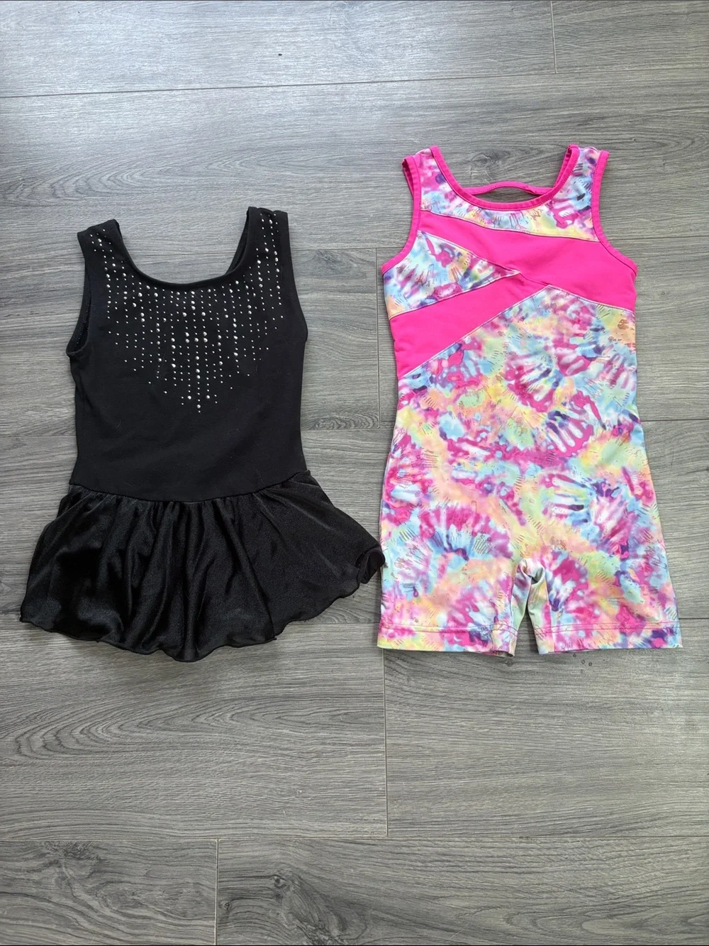 Girls Gymnastics & Dance Leotards (2)- size 6-6x